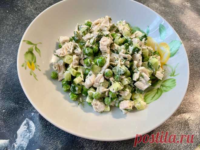 Один из простых белковых салатов - «Леди»: вкусно, просто, сытно | ХУДЕЕМ ВКУСНО! | Яндекс Дзен