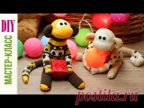 Как сделать Обезьянку своими руками / DIY Monkey of Socks - YouTube