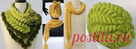 Узор &quot;Азиатский колосок&quot; спицами. Описание.
