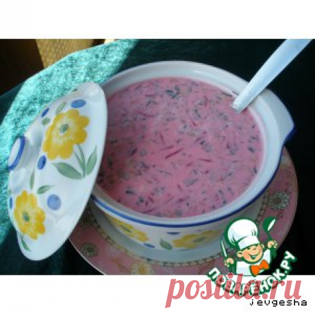 Окрошка со свeклой на кефире