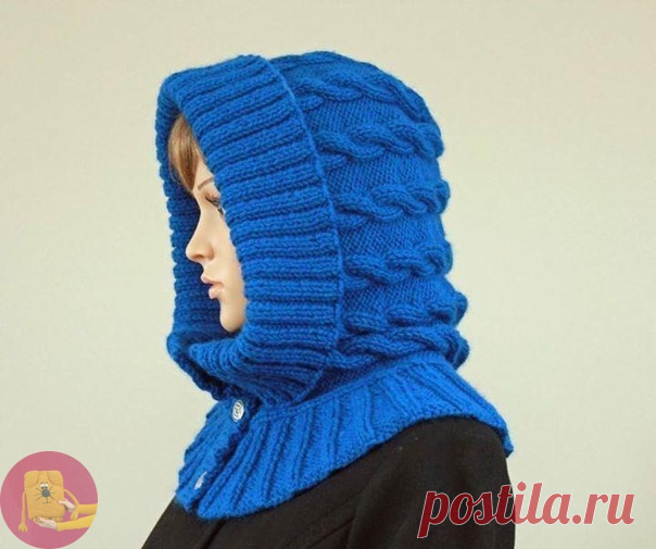 Капюшон спицами — Сделай сам, идеи для творчества - DIY Ideas