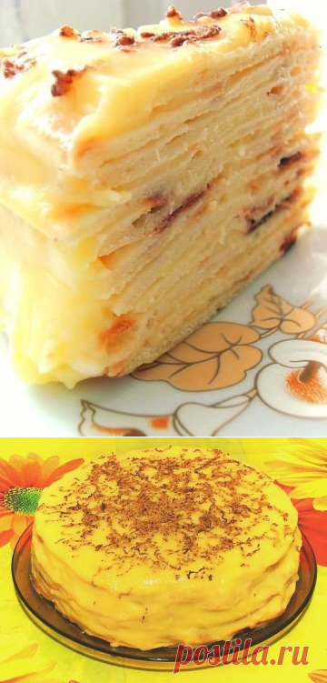 Сказочно вкусный торт с творожным заварным кремом » В сети – себя просвети! - Развлекательный портал!
