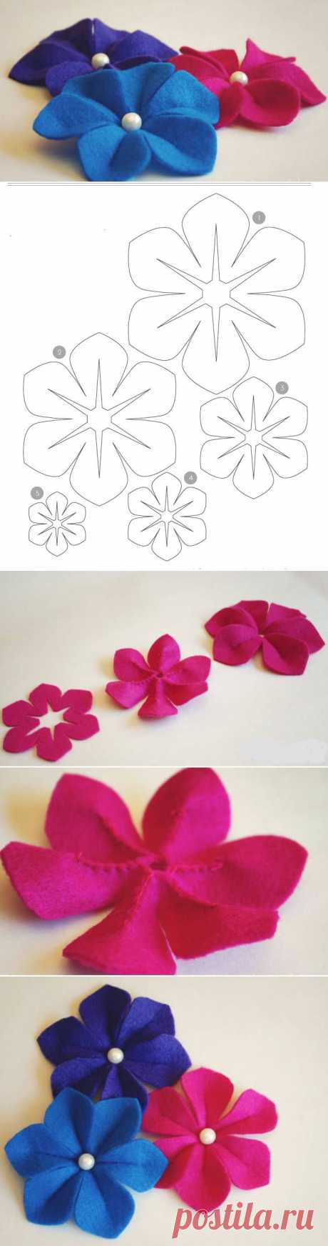 flores en fieltro                                                                                                                                                                                 Más