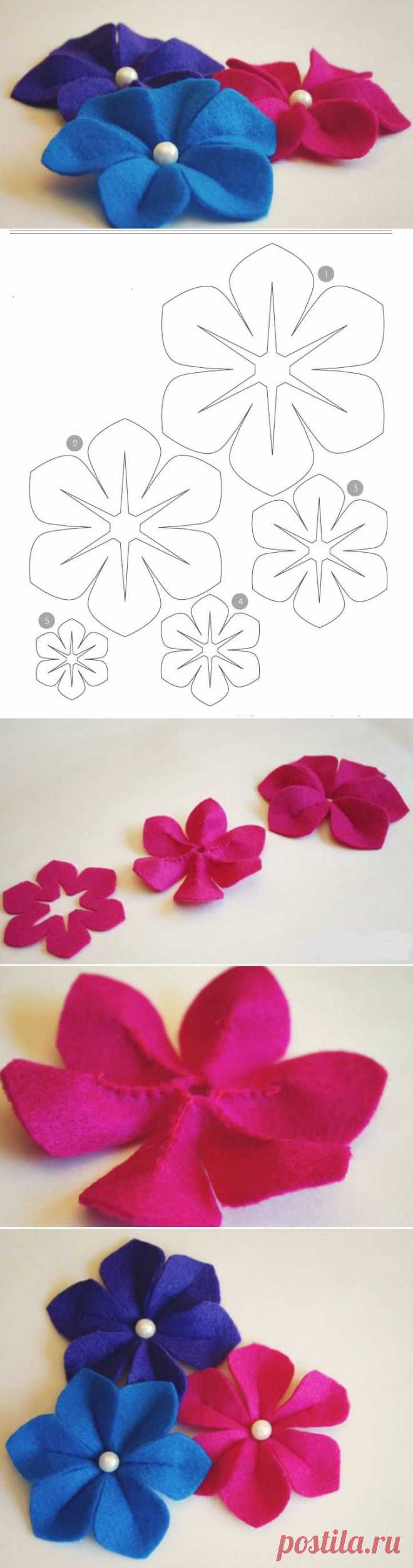 flores en fieltro                                                                                                                                                                                 Más