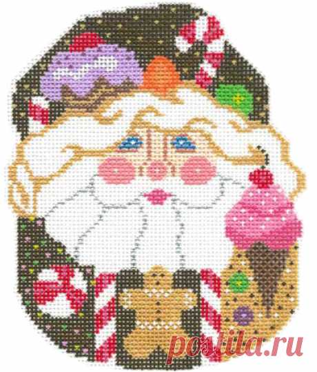 Papá Noel y patines - Shelly Tribbey Designs