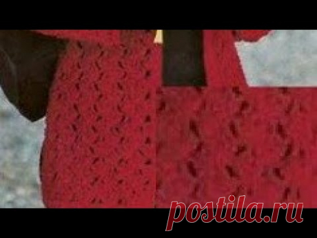 УЗОР КРЮЧКОМ для кардигана - CROCHET PATTERN for cardigan