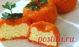 Самые вкусные рецепты: Острая сырная закуска "Мандаринки"