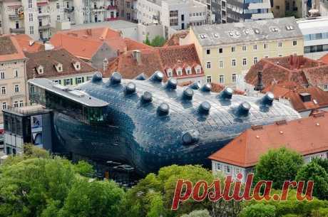 Музей Кунстхаус в Граце, Австрия. — Путешествия