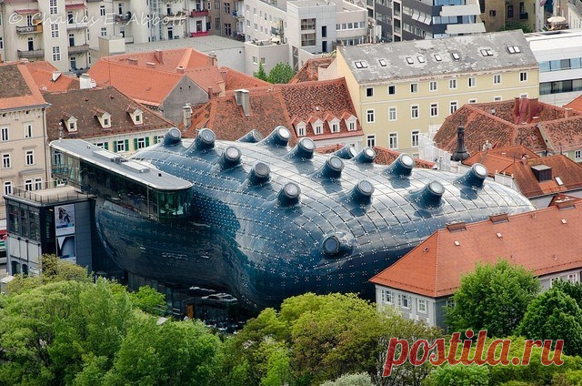 Музей Кунстхаус в Граце, Австрия. — Путешествия