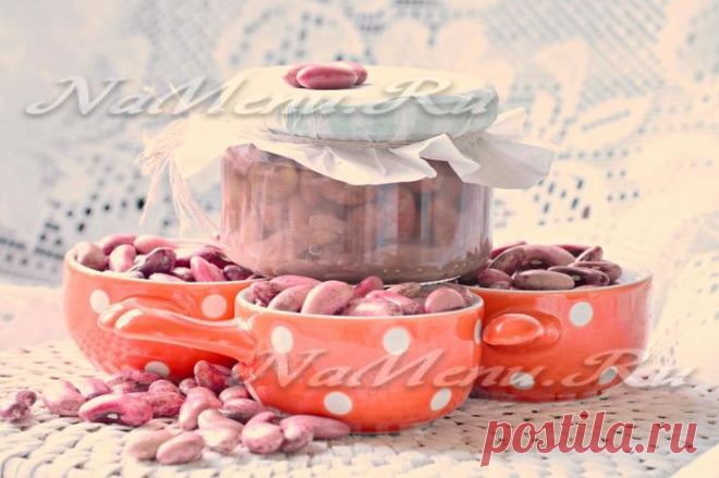Маринованная фасоль на зиму, рецепт