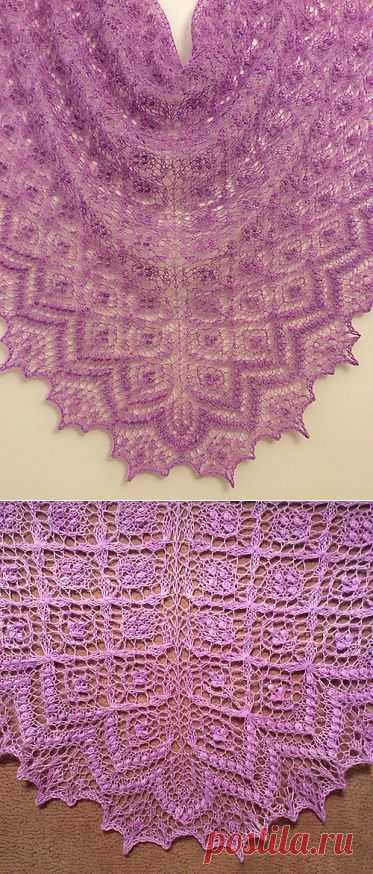 Birds' nest shawl by Athanasia Andritsou