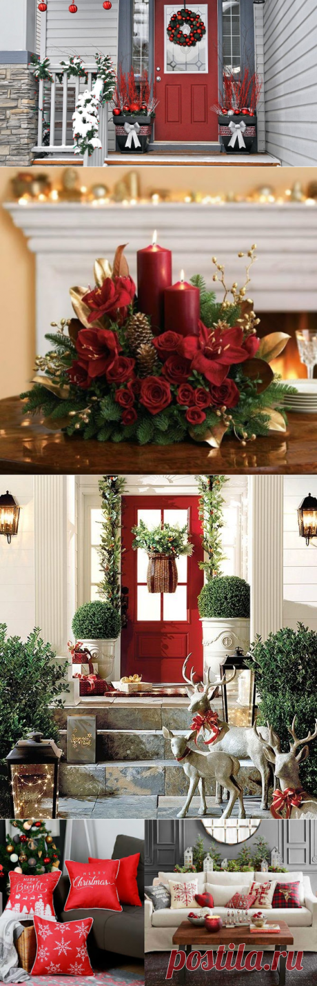 Decoración Navideña para Puertas de Entrada