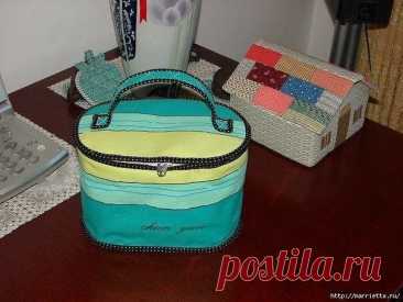 Шьем сумку для туалетных принадлежностей Шьем сумку для туалетных принадлежностейТакую сумку удобно брать с собой в дорогу.
