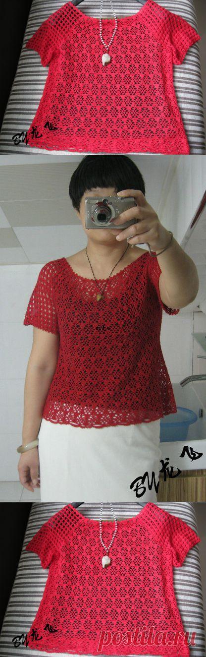 Красная кофточка..