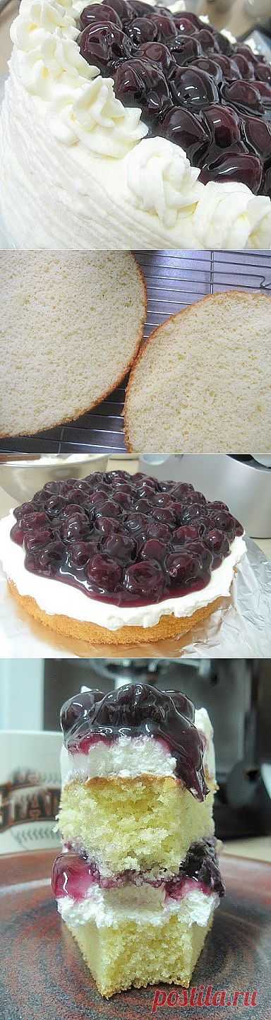 Торт "Белый лес".