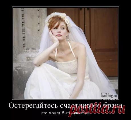 Холостяки не понимают, какое это счастье - быть женатым. Женатые тоже не понимают.