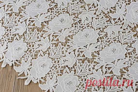 High Quality Off White Bridal White Lace Fabric от ElegantLaceDIY