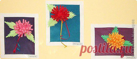 Цветы из бумажных полос | Страна Мастеров