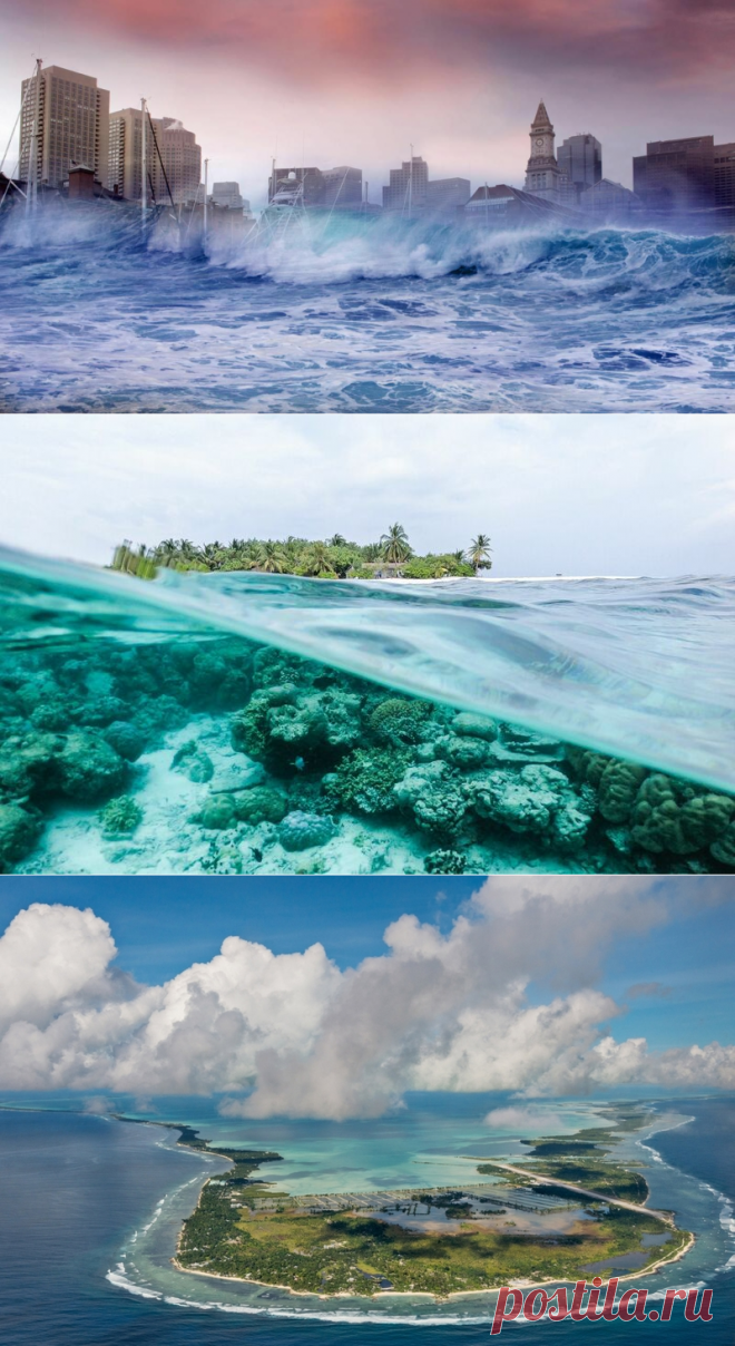 Видео: почти затоплены — какие государства уже уходят под воду и исчезнут первыми