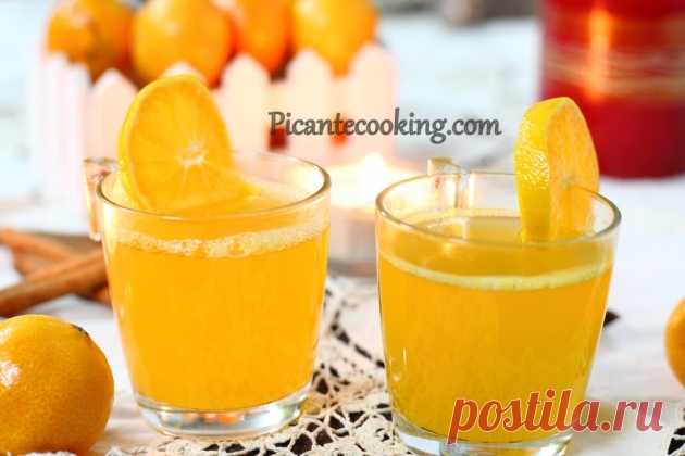 Глінтвейн з білого вина з мандаринами | Picantecooking