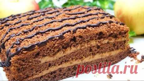 25 минут и Вкуснющий Торт готов, ВМЕСТЕ С ВЫПЕЧКОЙ!