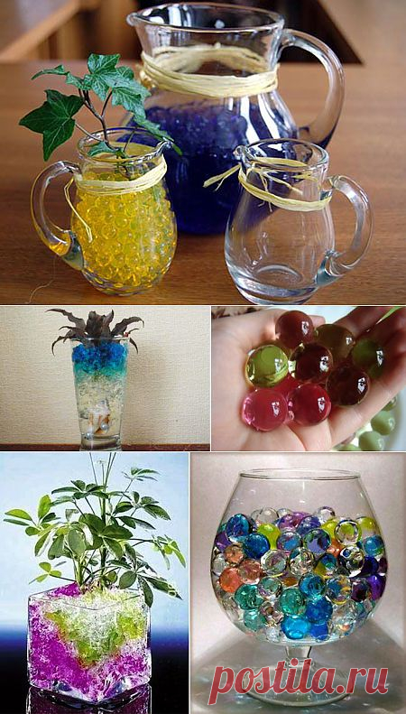 Гидрогель - если он нужен, то зачем?

Среди множества готовых грунтов для растений, что продаются в любом цветочном магазине, больше всего вопросов и недоумений вызывает гидрогель (он же встречается под именем аквагрунта и экопочвы).