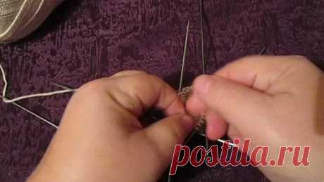 как вязать пальчики \4 часть\