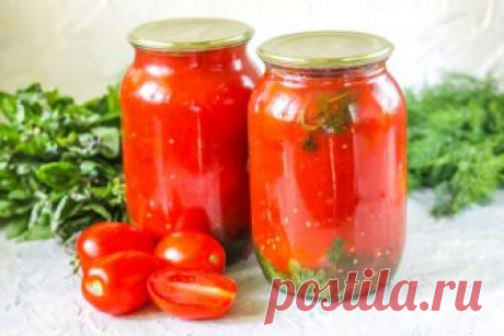Помидоры в томате на зиму: рецепт с фото