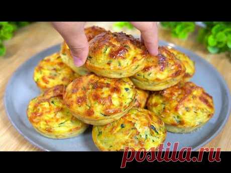 Кабачок вкуснее мяса, Невероятно легкий и вкусный. за 10 минут по старому маминому рецепту
