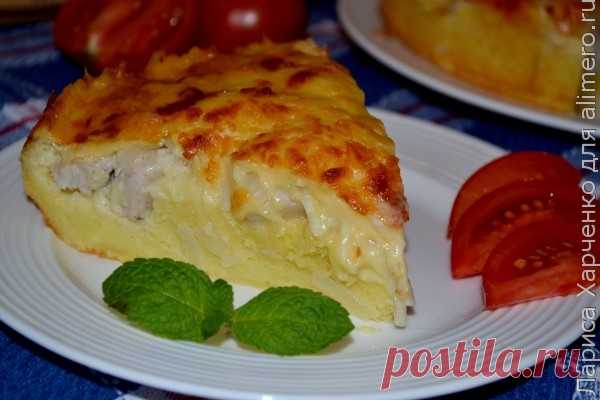 Пирог с куриным филе