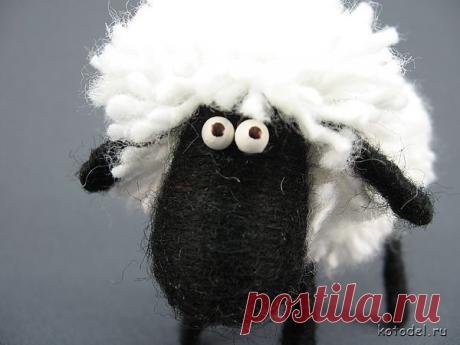 как сделать овечку своими руками