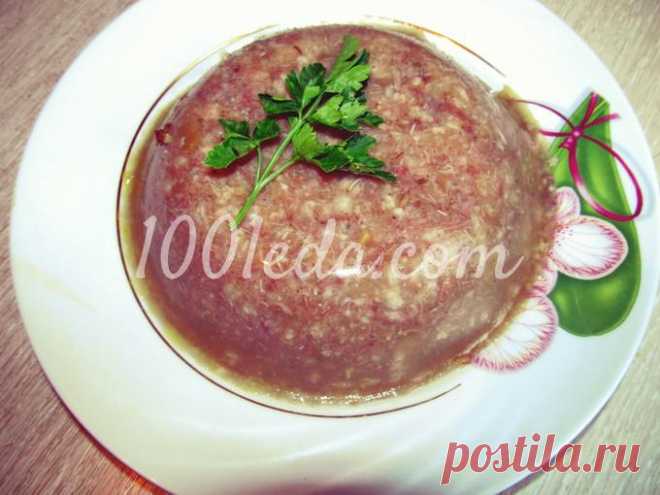 Холодец из свинины с хреном - Холодные закуски от 1001 ЕДА вкусные рецепты с фото!