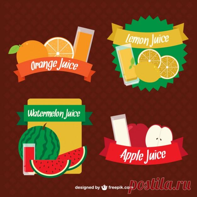 Разнообразие фруктовых соков этикетки Более миллиона свободных векторов, PSD, фотографии и бесплатные иконки. Эксклюзивные халявы и все графические ресурсы, которые необходимые для ваших проектов