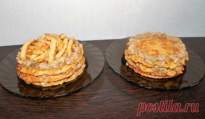 Закусочные «тортики» - Простые рецепты Овкусе.ру