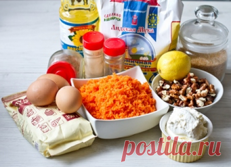 Морковный пирог с кремом из сливочного сыра - Пошаговый рецепт с фото | Выпечка | Вкусный блог - рецепты под настроение
