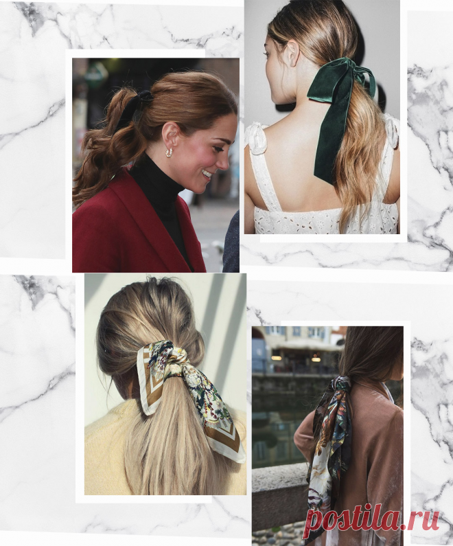 Как носить платки и ленты в волосах и не выглядеть по-детски — Женский Гид