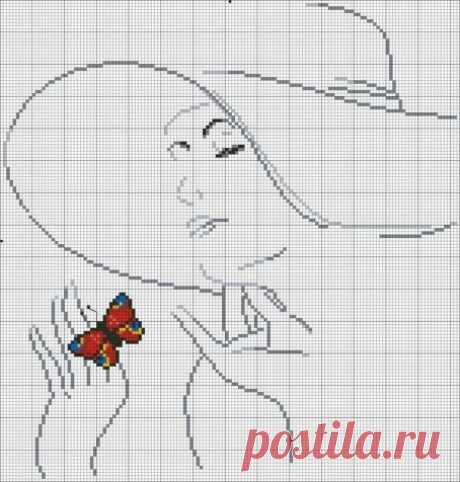 Прекрасные незнакомки / Вышивка / Схемы вышивки крестом