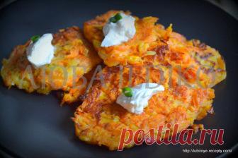 Оладьи из моркови и кольраби со сливочным соусом из авокадо | 4vkusa.ru