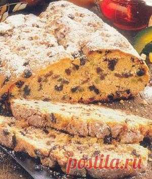 Сливочная коврижка с изюмом и цукатами