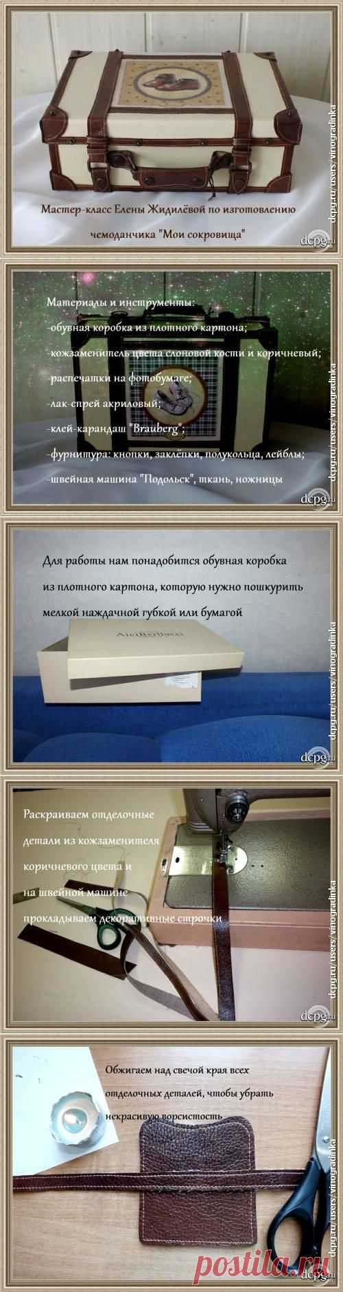 Декупаж - Сайт любителей декупажа - DCPG.RU | Чемоданчик "Мои сокровища"