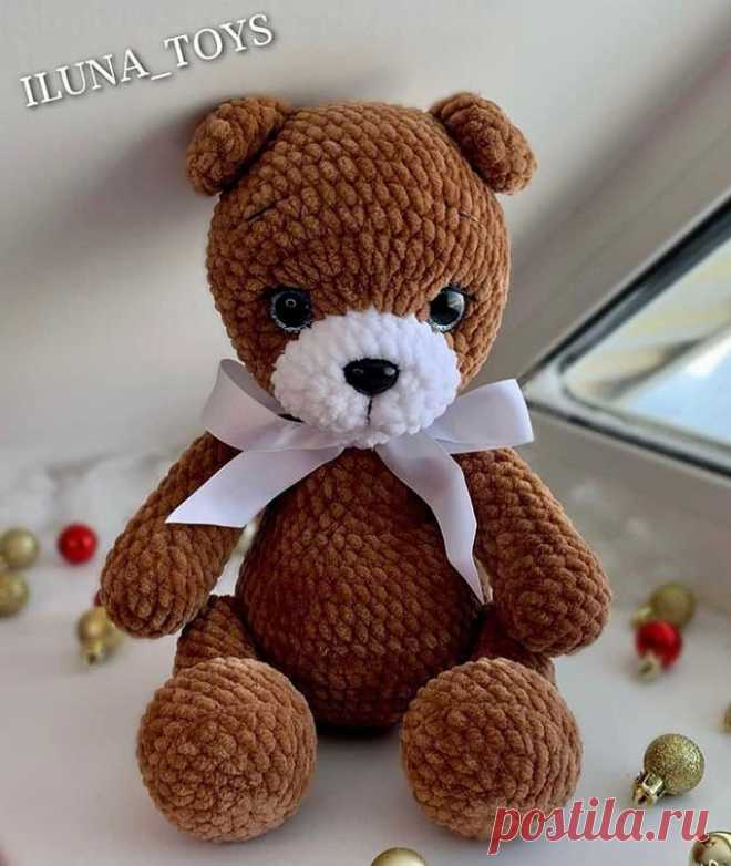 Мишка Денни крючком. Амигуруми схемы и описания. Автор: ILUNA TOYS | IRINELY.ART