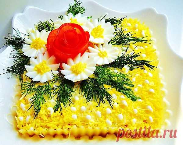 Украшение праздничных салатов, закусок, десертов .