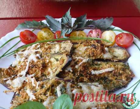 Запеченные баклажаны в панировке – кулинарный рецепт