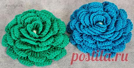 Цветок крючком | knitt.net