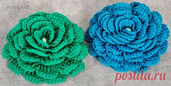 Цветок крючком | knitt.net