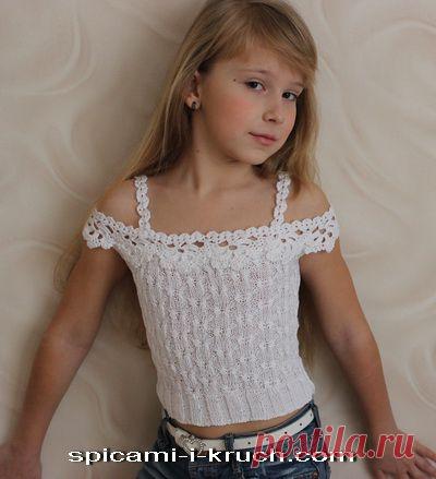 Как связать топ | Спицами и крючком