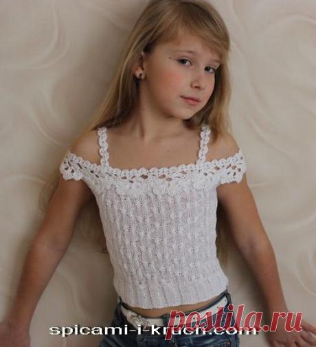 Как связать топ | Спицами и крючком