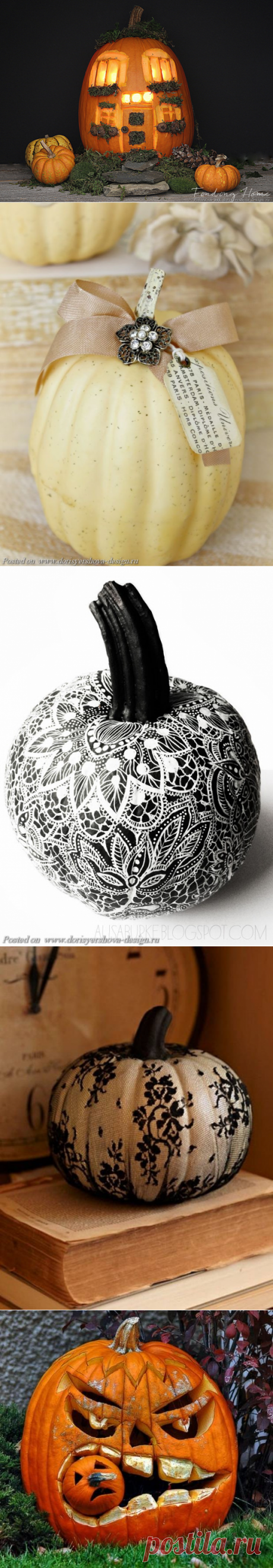 Подборка идей украшений из тыквы своими руками - Nebka.Ru