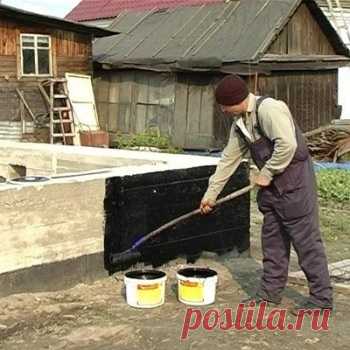 (+2) Обработка и гидроизоляция фундамента жилого дома: основные материалы