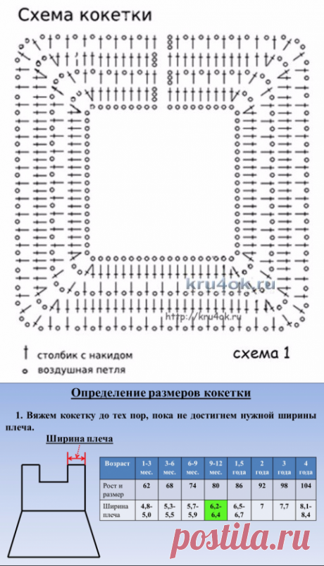 &quot;Квадратная кокетка крючком&quot; (Flirty crochet)